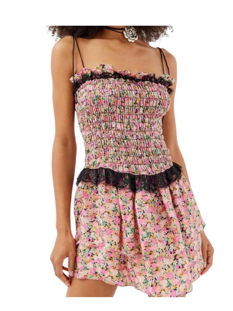 Nwt For Love & Lemons Juanita Mini Dress